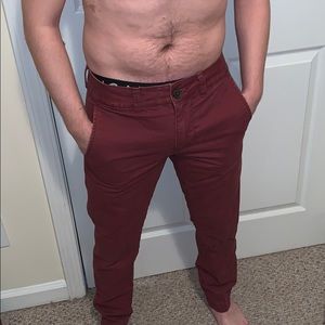 Aeropostale red khakis